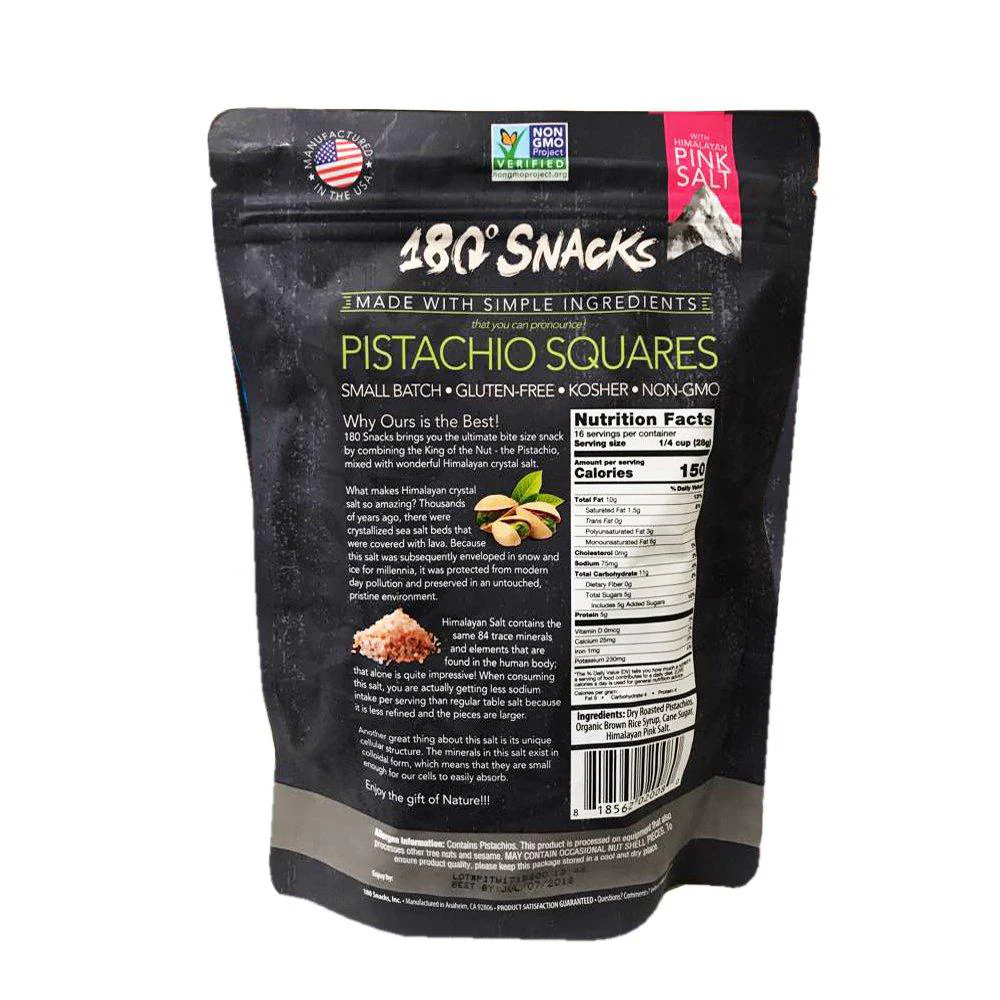 180 Snacks Pistachio Squares 454g - Image 2