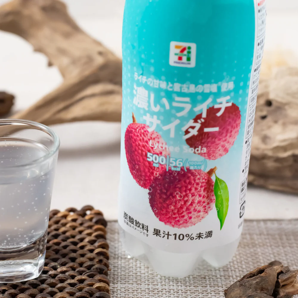 7-Eleven Premium Lychee Soda - 500ml - Image 2