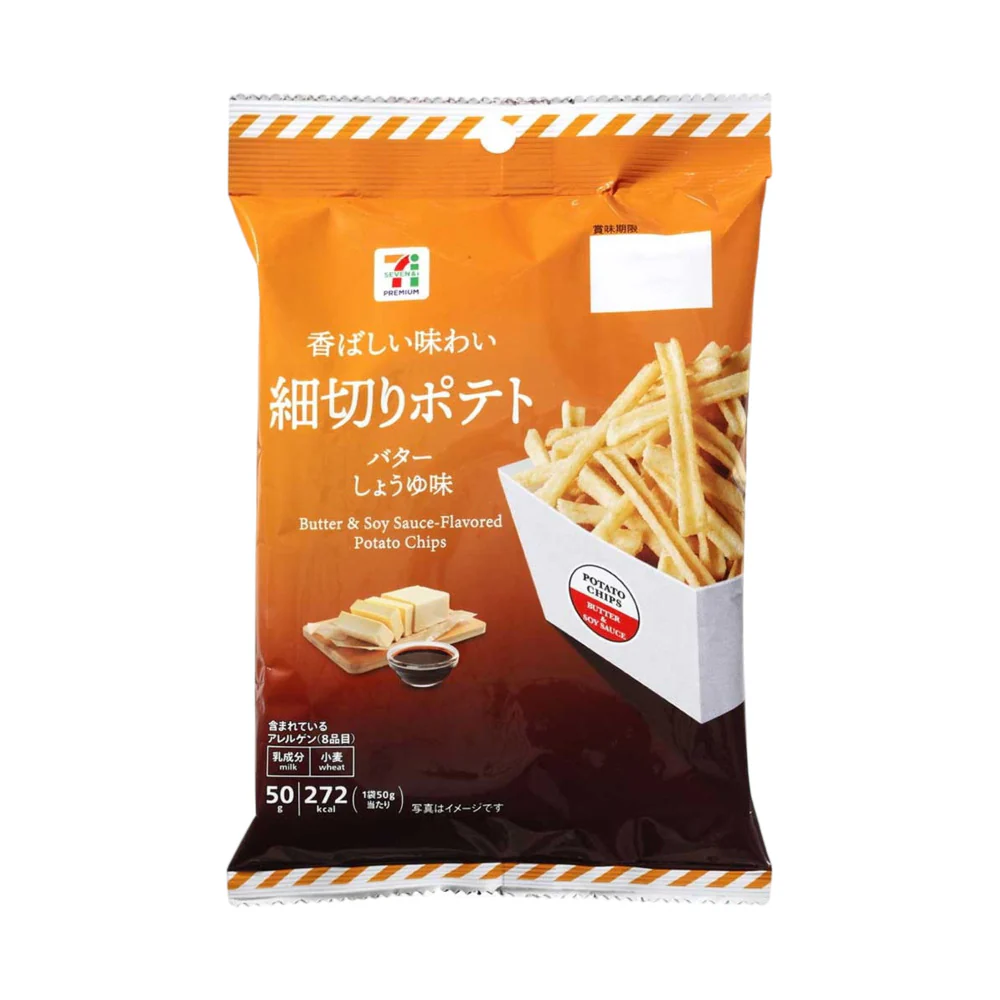 7 Premium Butter & Soy Sauce Flavored Potato Fries - 50g