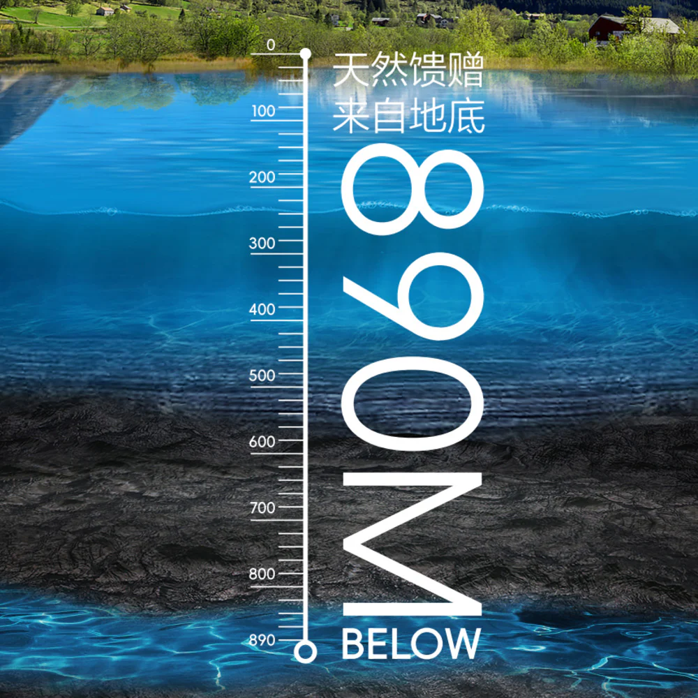 890 Below Tasman Glacial New Zealand Artesian Water 350ml - Image 3