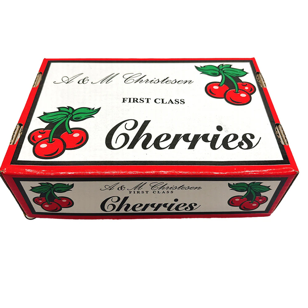 A & M Christesen First Class Cherries Gift Box - 32mm+ 2kg - Image 7