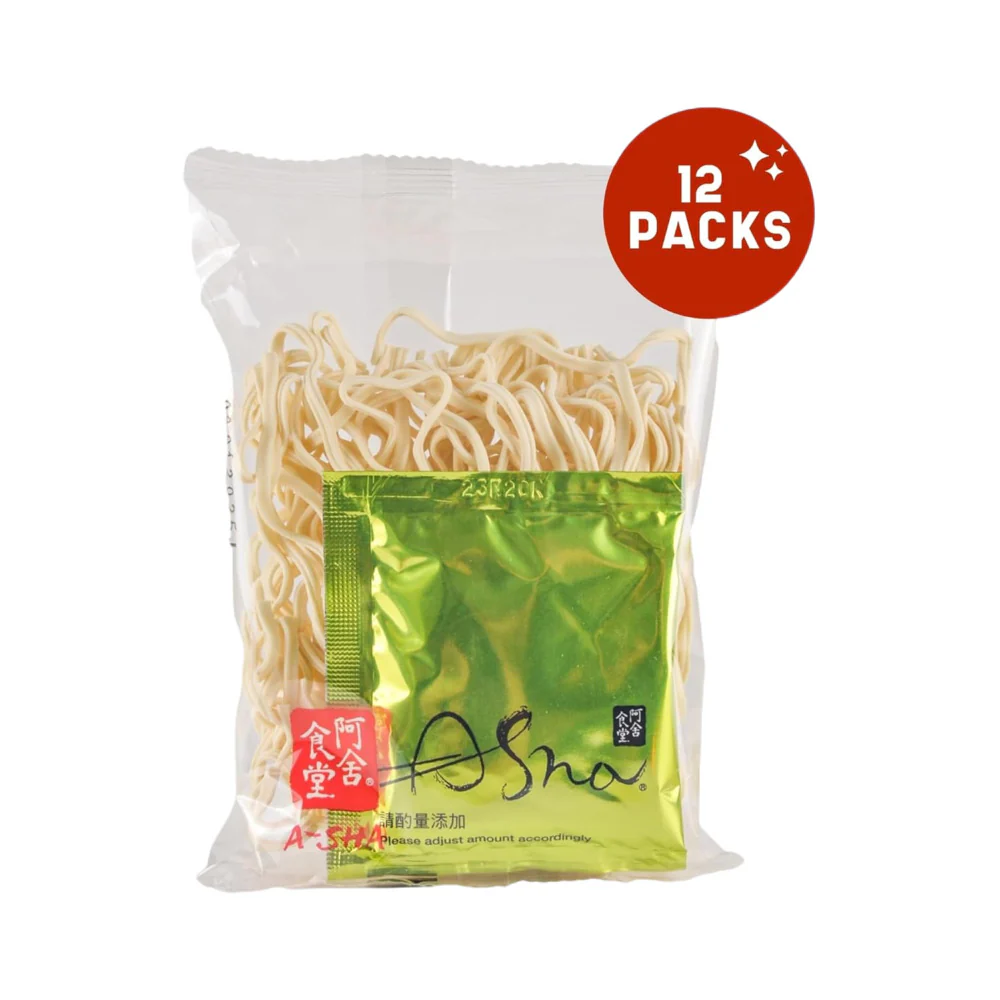 A-Sha Meteor Noodles with Danzai Sauce – Air-Dried Taiwanese Style, 12 Packs (1.2kg) - Image 2