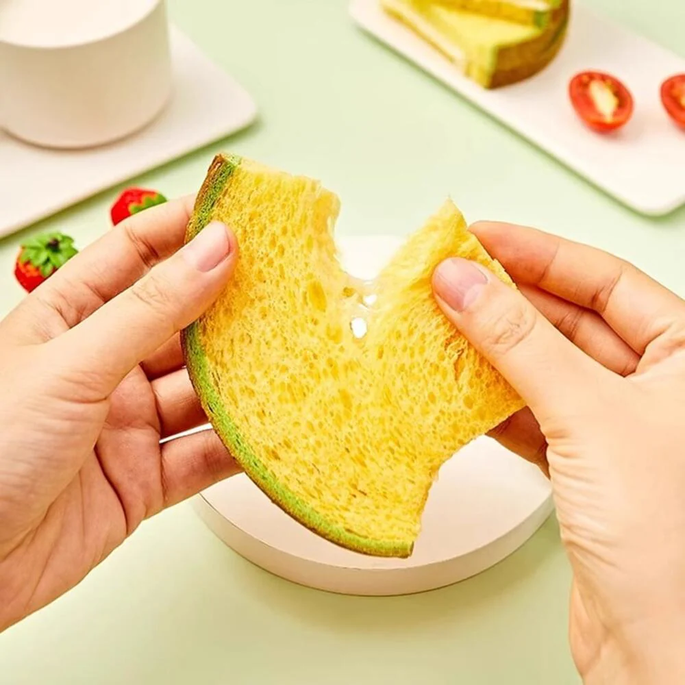 a1 Cantaloupe Flavoured Stuffed Toast 188g - Melon Cream Filled Sliced Bread - Image 2