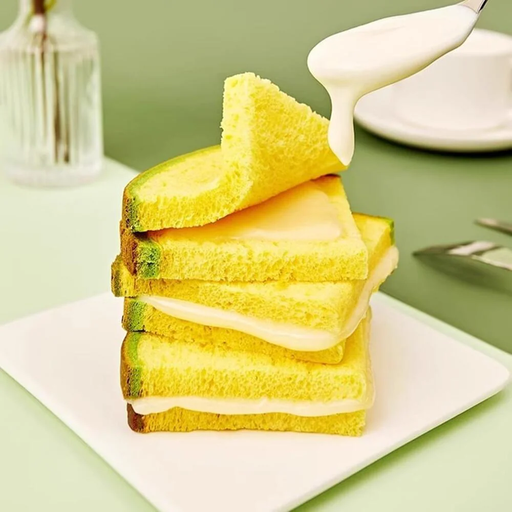 a1 Cantaloupe Flavoured Stuffed Toast 188g - Melon Cream Filled Sliced Bread - Image 3