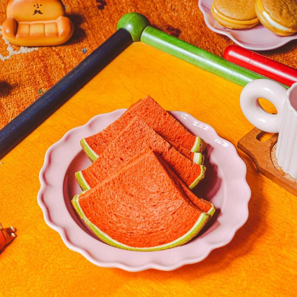 a1 Watermelon Flavoured Filled Sandwich Bread 188g - Watermelon Bread Snack - Image 2