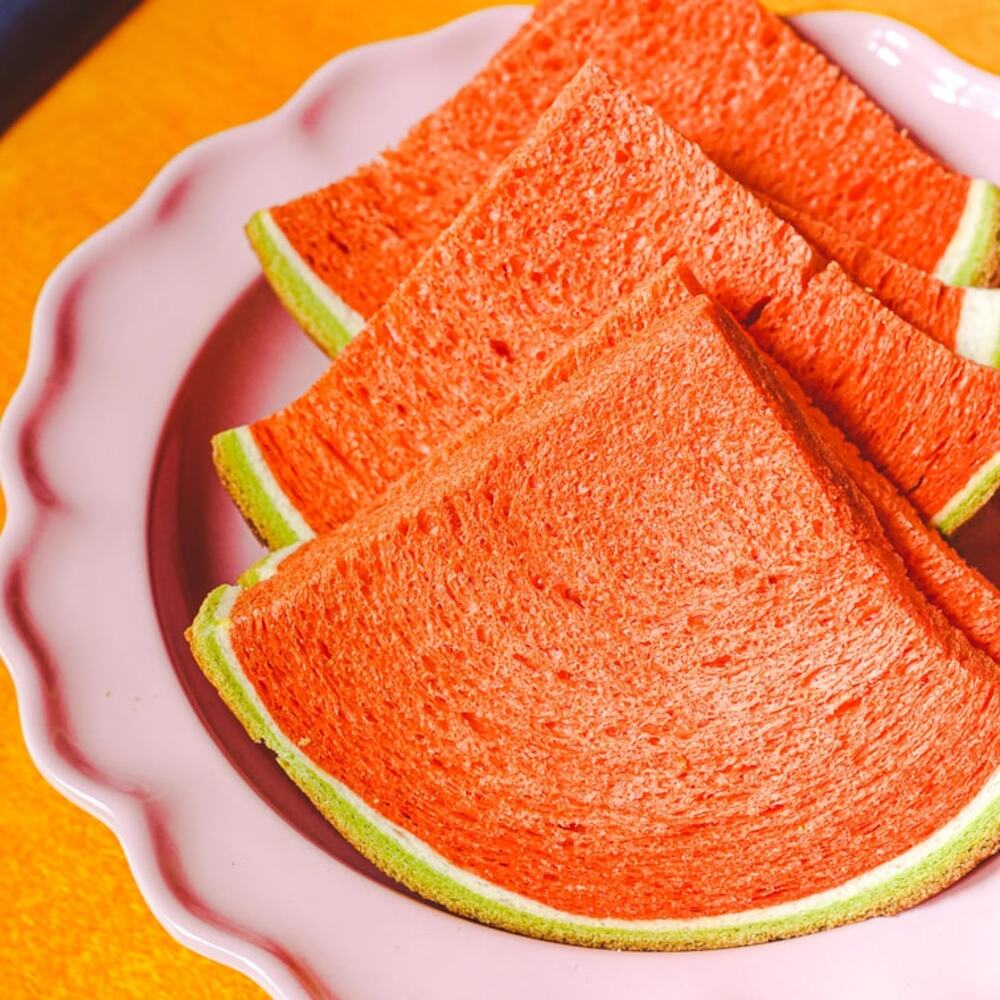 a1 Watermelon Flavoured Filled Sandwich Bread 188g - Watermelon Bread Snack - Image 3
