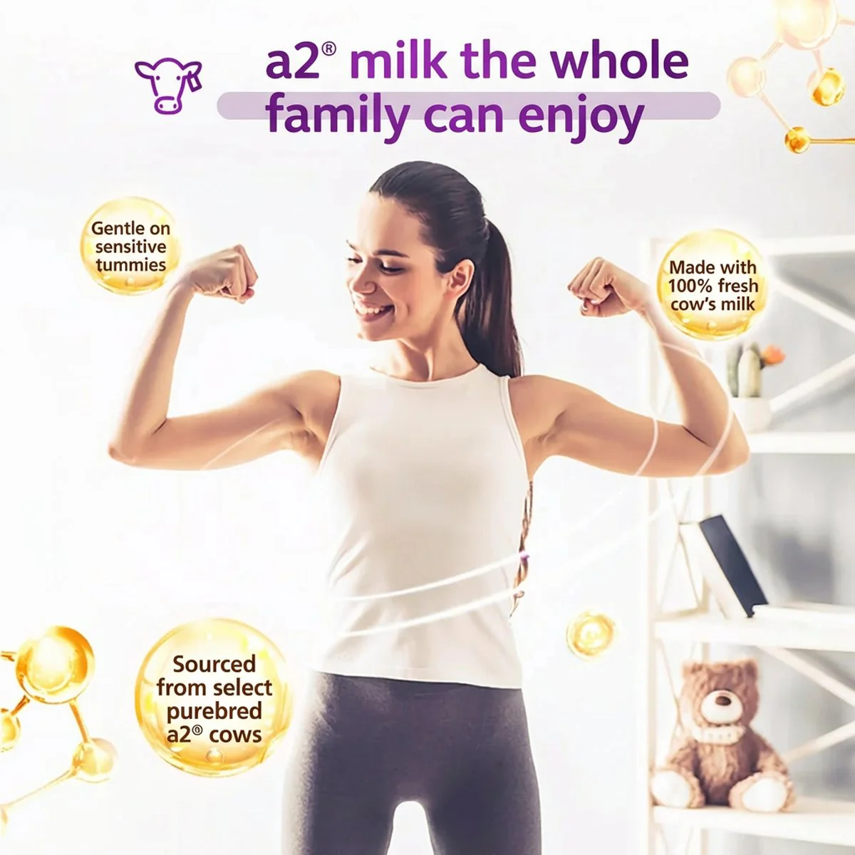 A2 Full Cream Milk - 200ml x 24 Boxes - Image 2