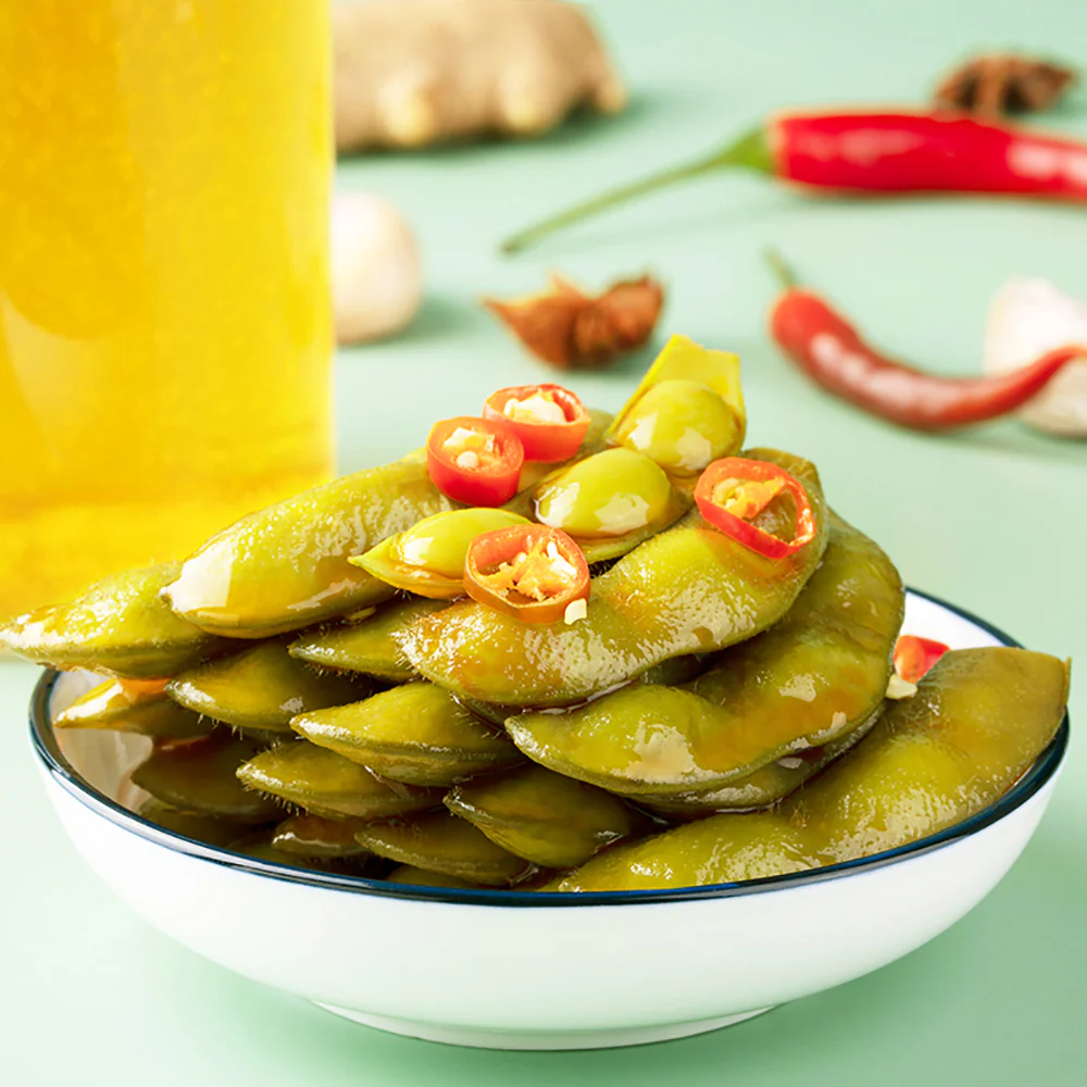 Abo Spicy Edamame with Crawfish Flavor - 80g - Image 2