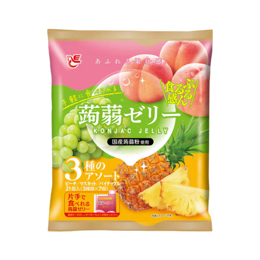 ACE Konjac Jelly, Peach, Grape, and Pineapple Flavour - 420g