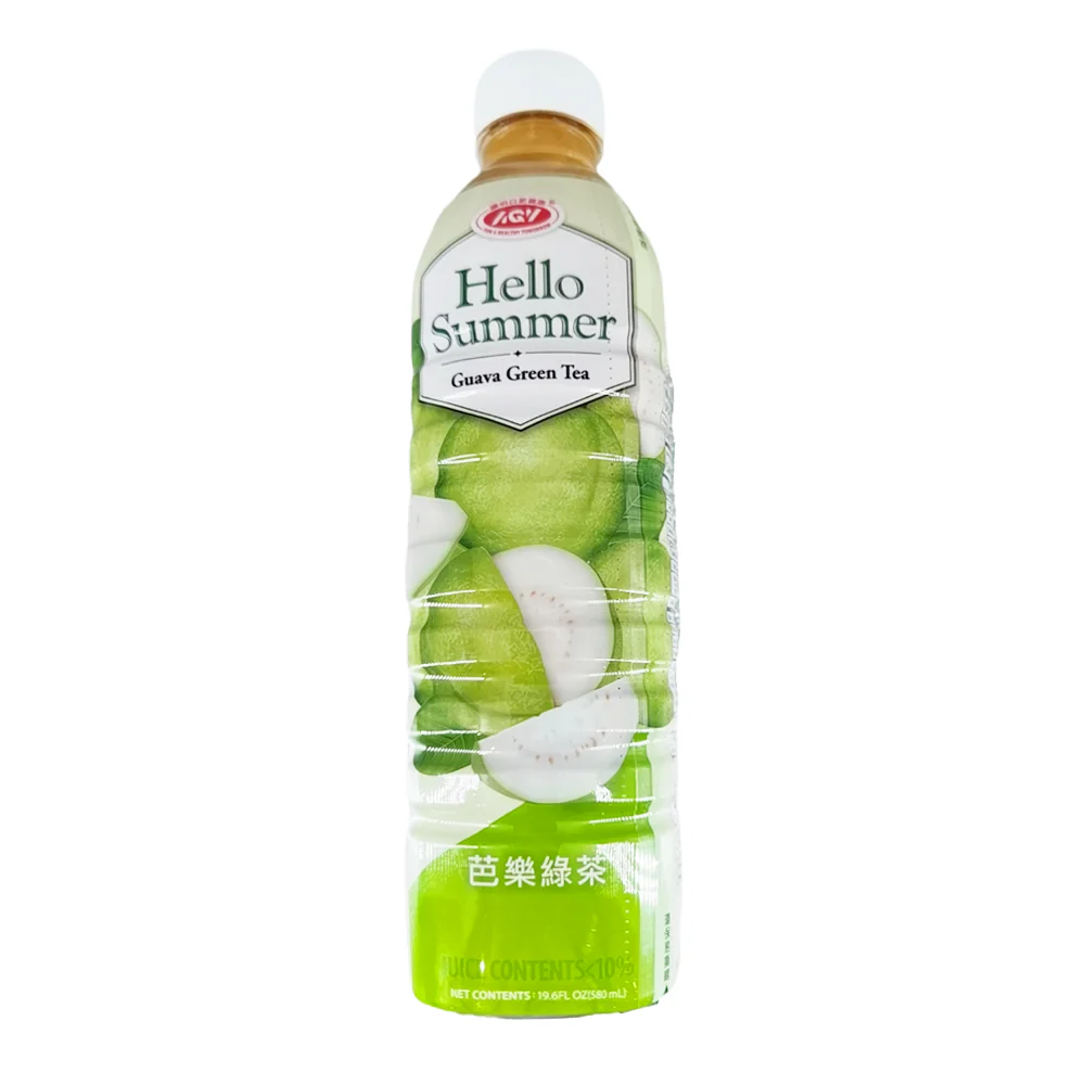 AGV Hello Summer Guava Green Tea - 580ml