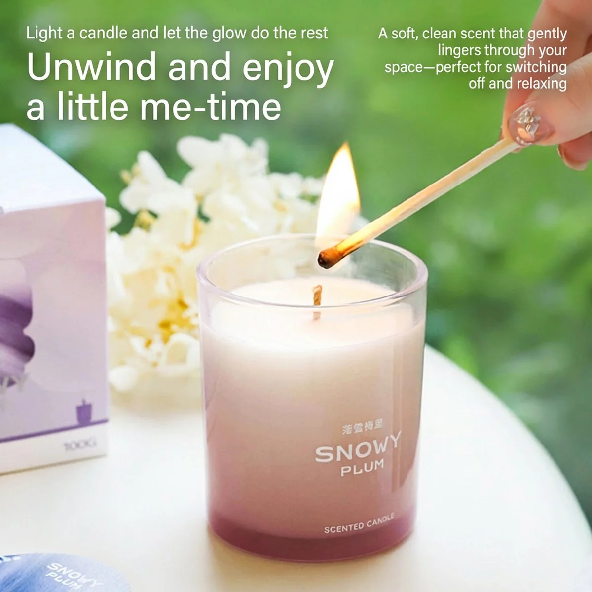 Airguard “Forest Sunlight” Scented Candle – 100g - Image 2