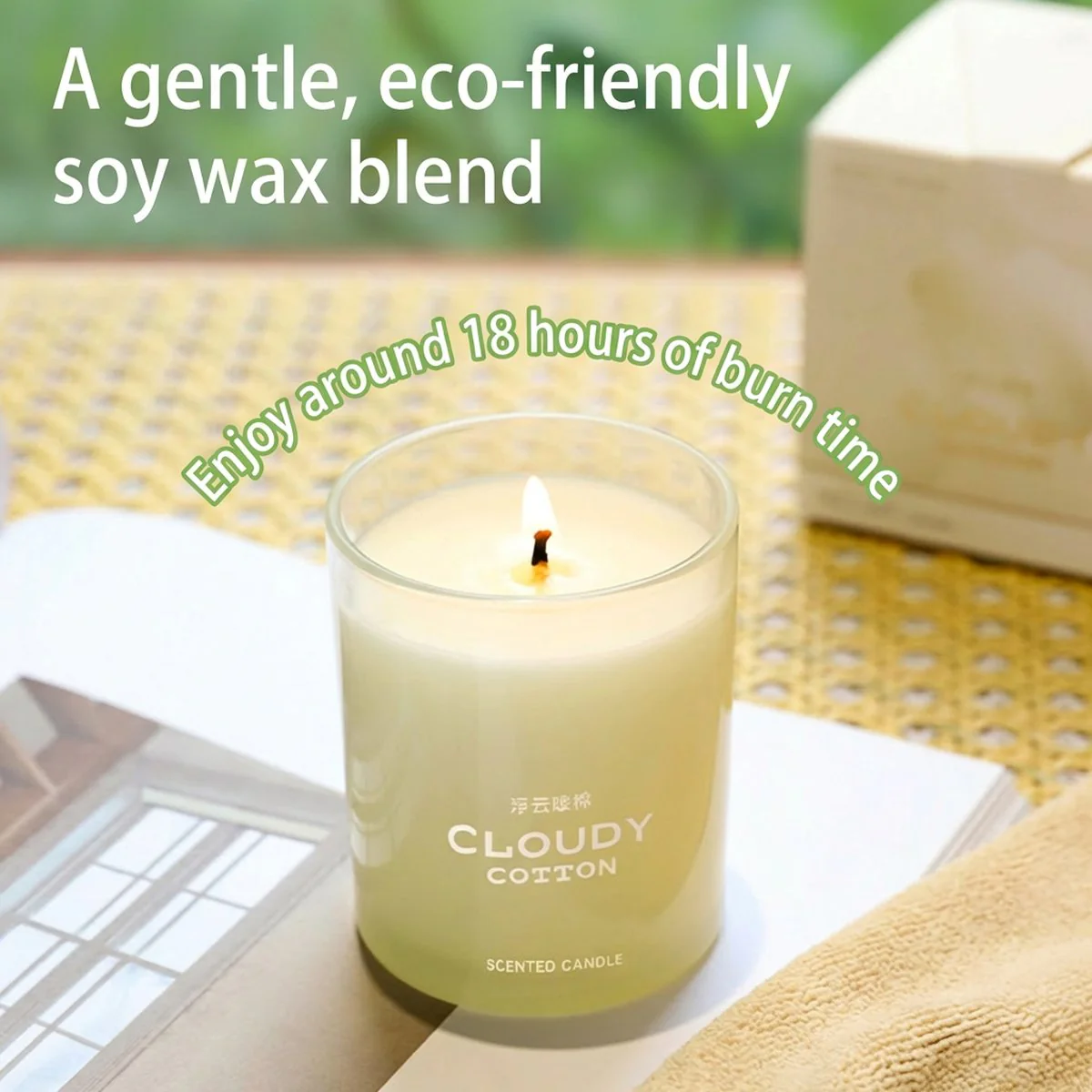 Airguard "Lazy Afternoon" Scented Candle 100g – Warm Floral & Woody Aroma - Image 3