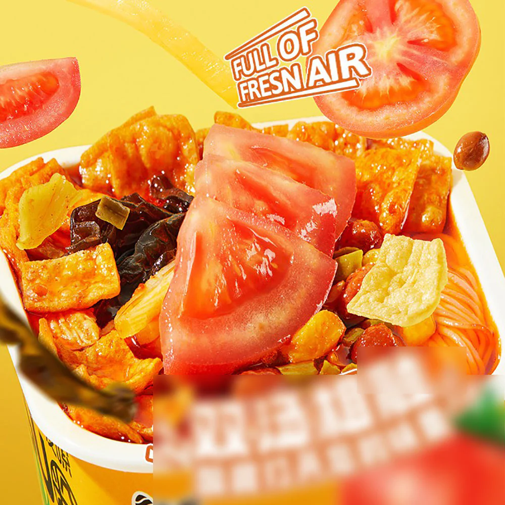 Aisuo Liuzhou Snail Noodles - Tomato Flavor, 230g - Image 2