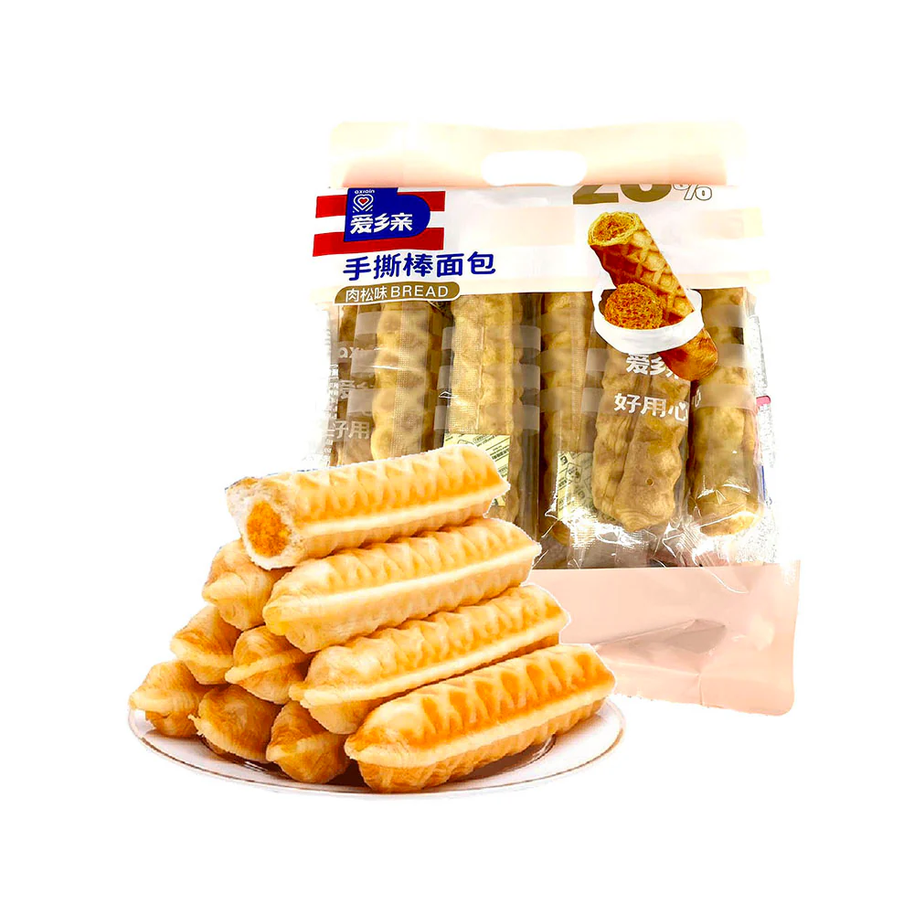 Aixiangqin Shredded Stick Bread with Pork Floss Flavor - 338g