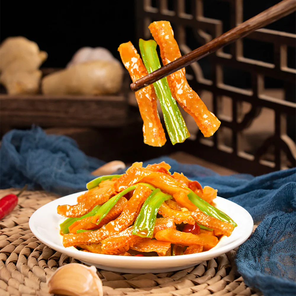 Aiyan Spicy and Sour Konjac with Tribute Vegetables - 80g - Image 2