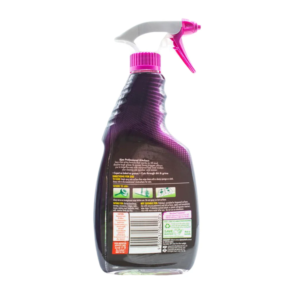 Ajax Professional Kitchen Heavy Duty Degreaser Spray 500ml - Image 2