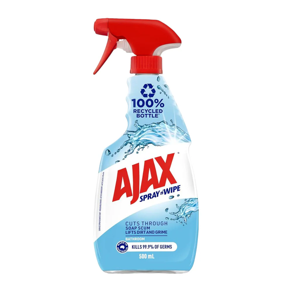 Ajax Spray n' Wipe Bathroom Cleaner 500mL