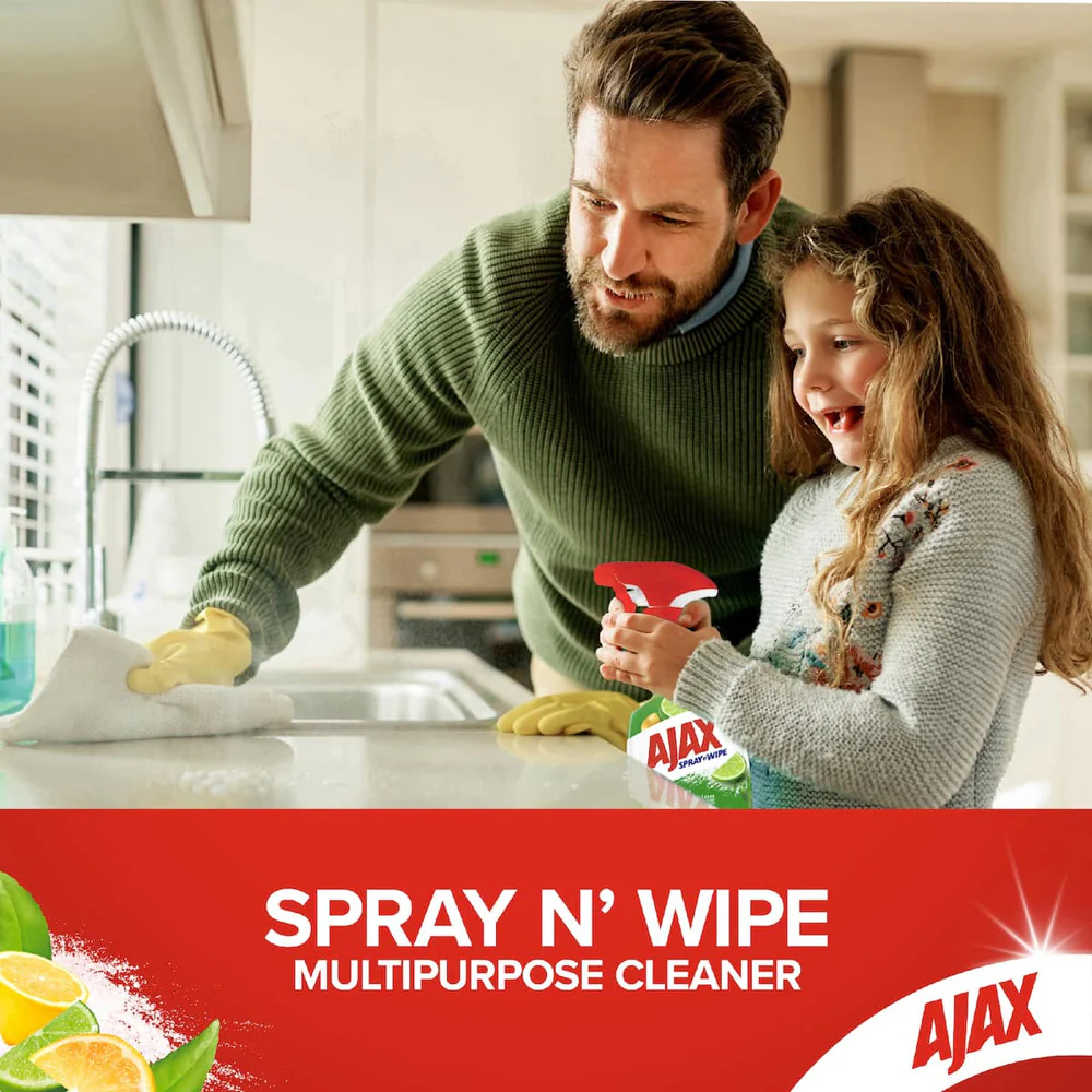 Ajax Spray n' Wipe Kitchen Multipurpose Cleaner Baking Soda & Citrus 500 mL - Image 2