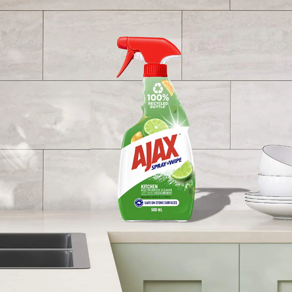 Ajax Spray n' Wipe Kitchen Multipurpose Cleaner Baking Soda & Citrus 500 mL - Image 3