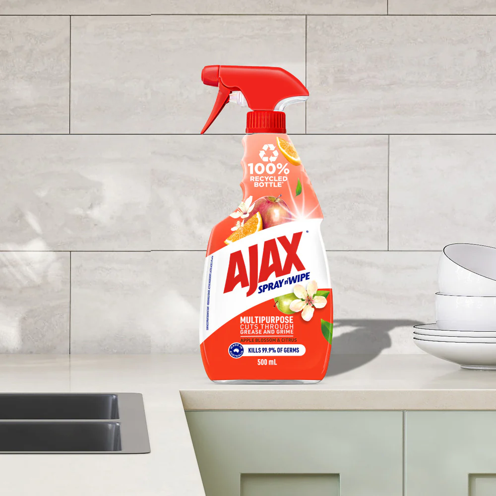 Ajax Spray n' Wipe Multipurpose Cleaner Apple Blossom & Citrus 500 mL - Image 2