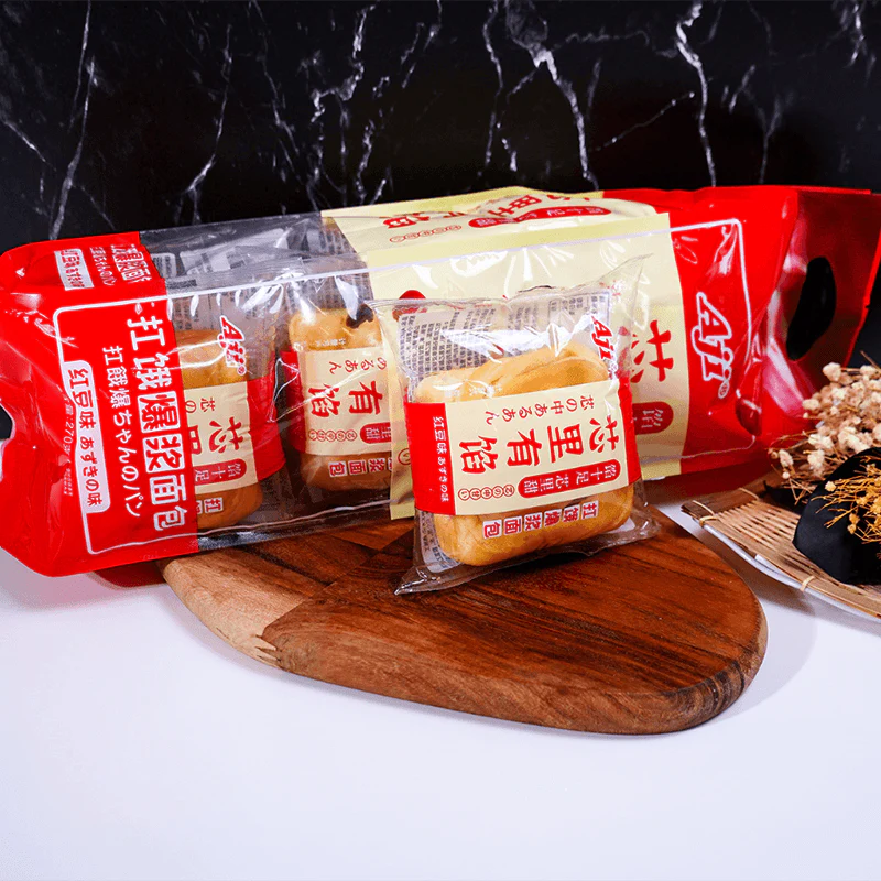 Aji Red Bean Filled Bread - 6 Pieces, 270g - Image 2