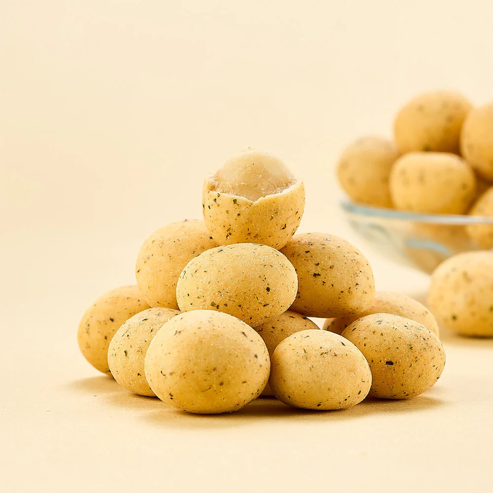 Aldi Delight Black Truffle & Mustard Macadamia Kernels 98g – Limited Import - Image 2