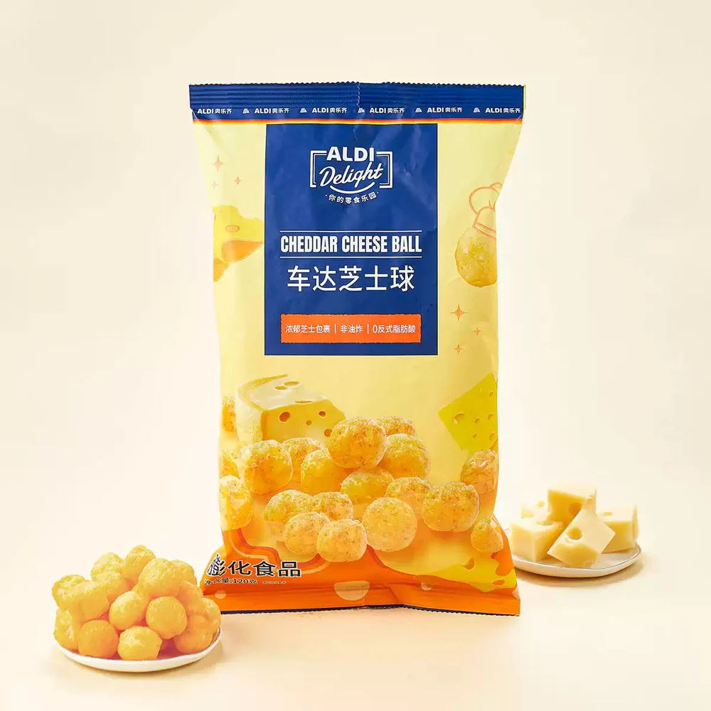 Aldi Delight Cheddar Cheese Balls 120g – Limited Import - Image 3