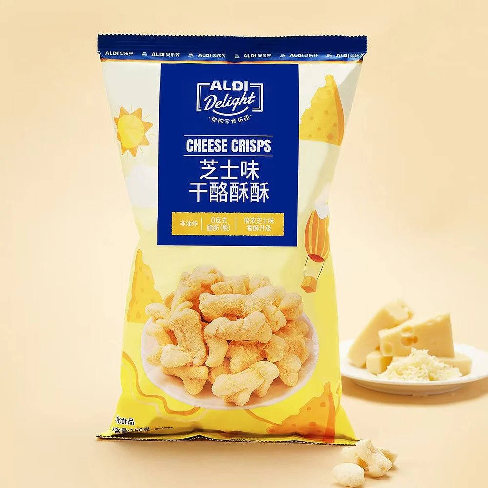 Aldi Delight Cheese Crisps – Cheese Flavour 150g – Limited Import - Image 4