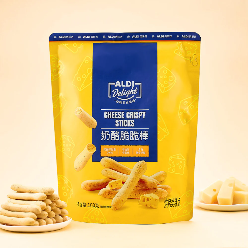 Aldi Delight Cheese Crispy Sticks 100g – Limited Import - Image 3