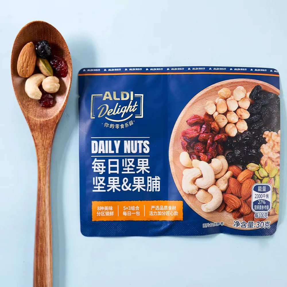Aldi Delight Daily Nuts 30g x 7 Sachets - Mixed Nuts & Dried Fruit – Limited Import - Image 3