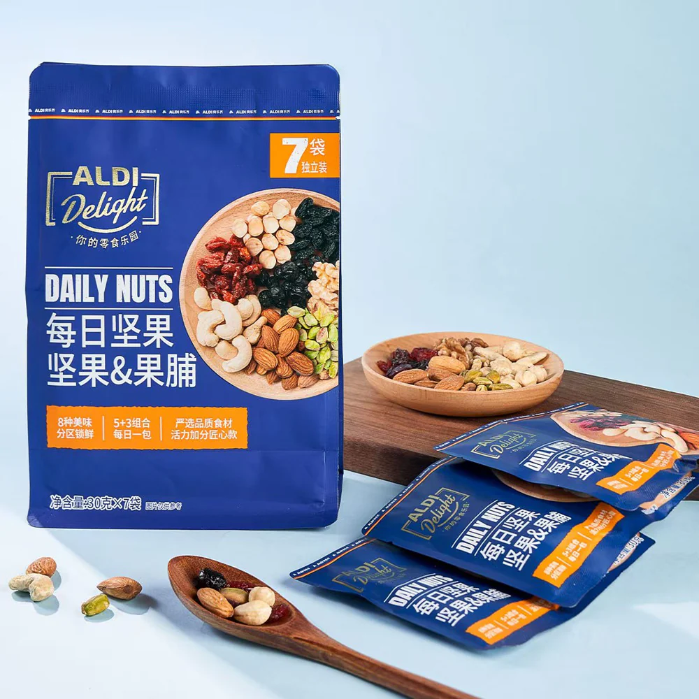 Aldi Delight Daily Nuts 30g x 7 Sachets - Mixed Nuts & Dried Fruit – Limited Import - Image 4
