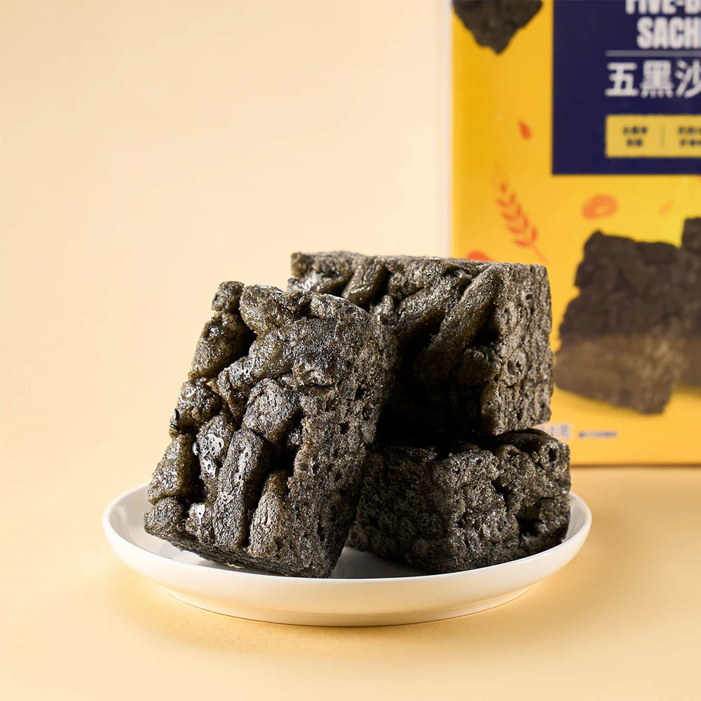 Aldi Delight Five-Black Sachima Crispy Rice Cakes 458g – Limited Import - Image 2