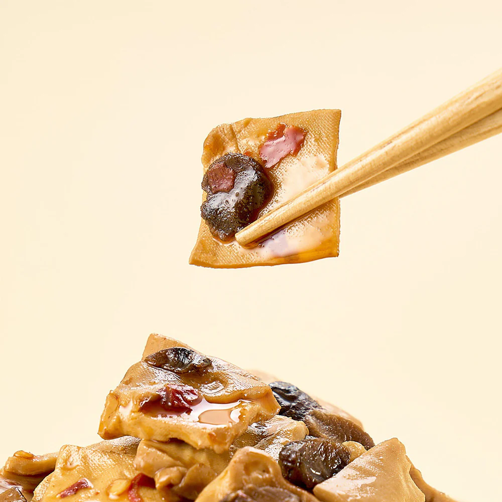 Aldi Delight Mushroom Dried Bean Curd Mixed Flavours 400g – Limited Import - Image 2