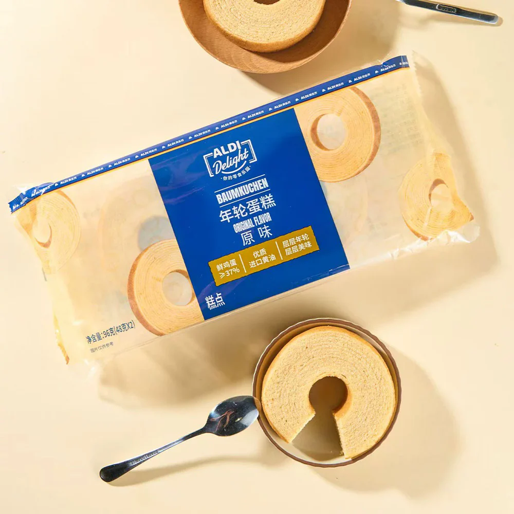 ALDI Delight Original Baumkuchen 96g – Limited Import - Image 2