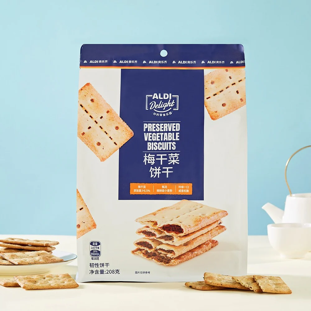 Aldi Delight Preserved Vegetable Biscuits 208g – Limited Import - Image 2