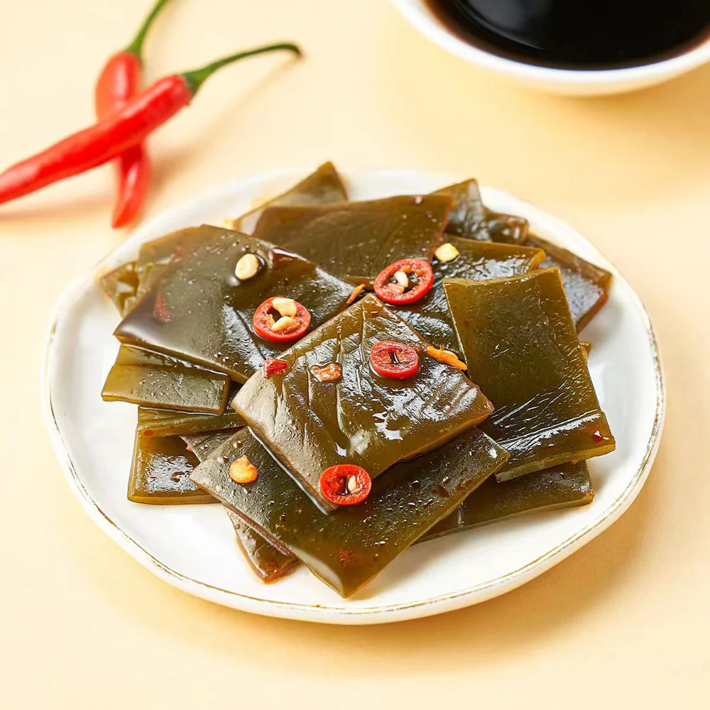 ALDI Delight Sour & Spicy Kelp Slices 130g – Limited Import - Ready-to-Eat Pickled Seaweed Snack - Image 3