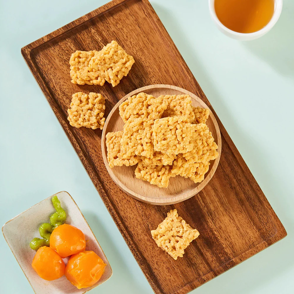 ALDI Delight Wasabi & Salmon Salted Egg Yolk Rice Chips 150g – Limited Import - Image 3