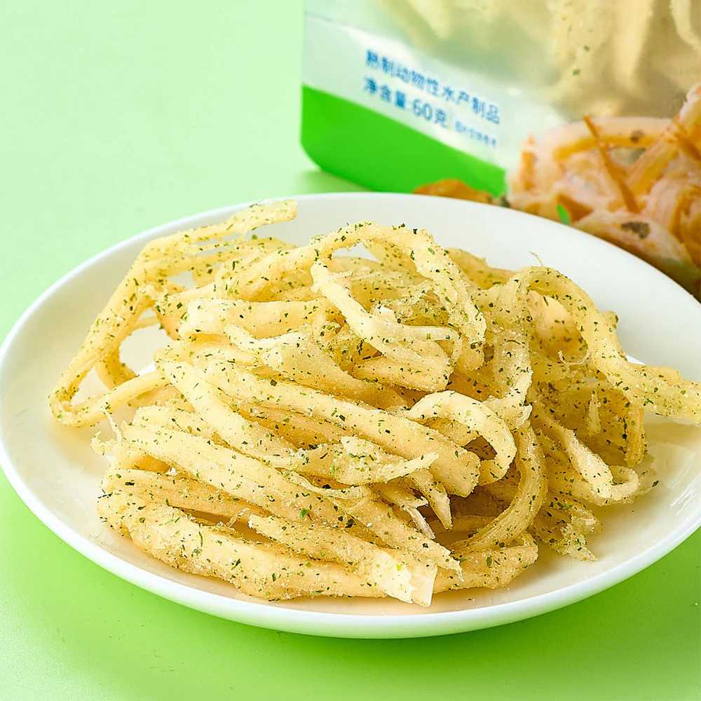 ALDI Delight Wasabi Seaweed Shredded Squid 60g – Limited Import - Image 2
