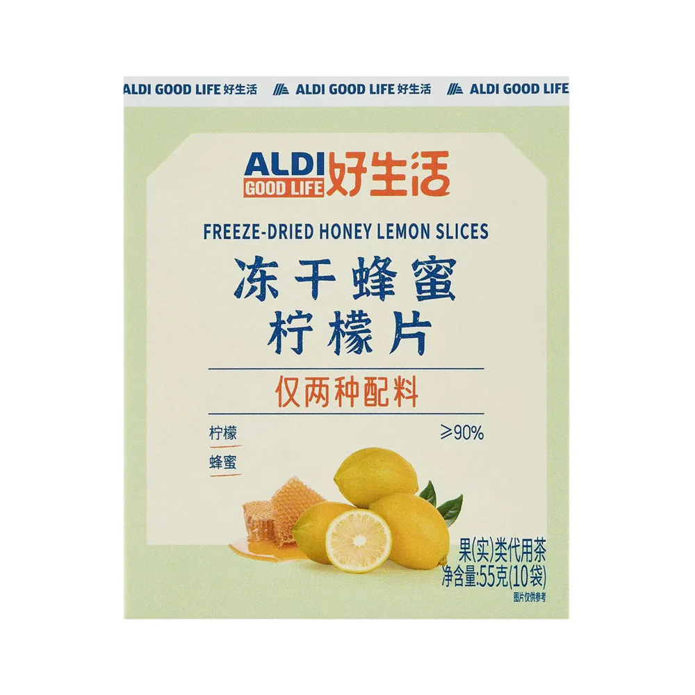 ALDI Good Life Freeze-Dried Honey Lemon Slices 55g – Limited Import
