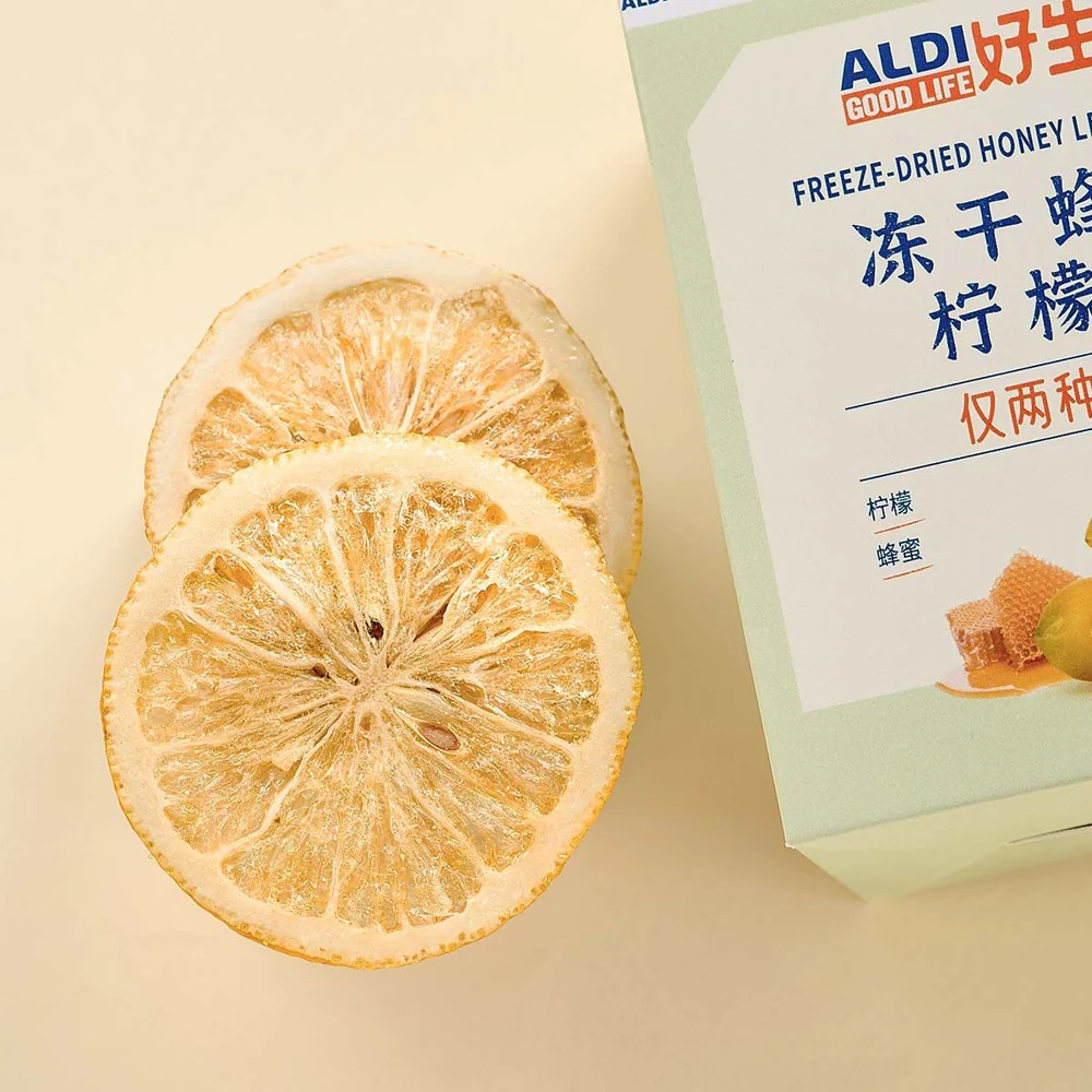 ALDI Good Life Freeze-Dried Honey Lemon Slices 55g – Limited Import - Image 2