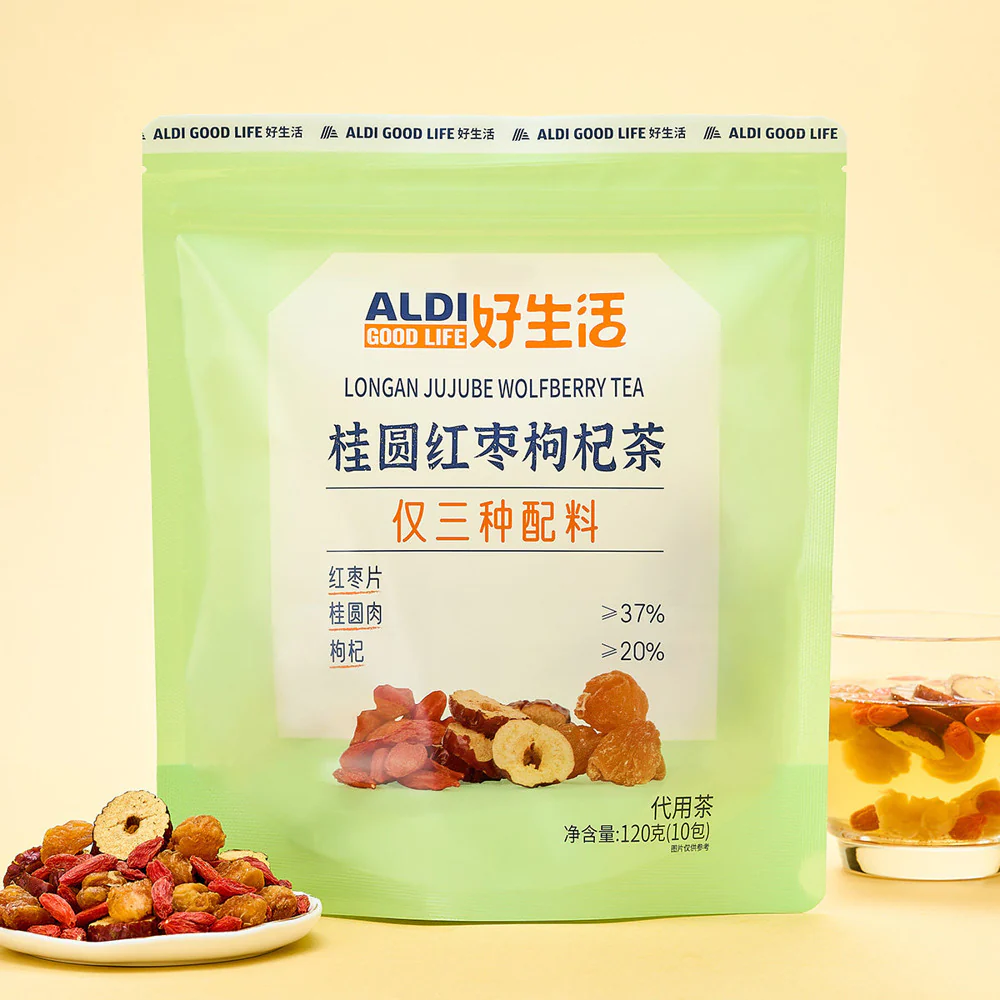 Aldi Good Life Longan Jujube Wolfberry Tea 120g – Limited Import - Image 3
