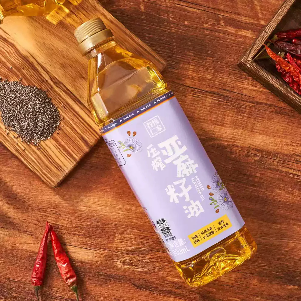 Aldi Gu Yue Ren Jia Pressed Flaxseed Oil 900ml – Limited Import - Image 2