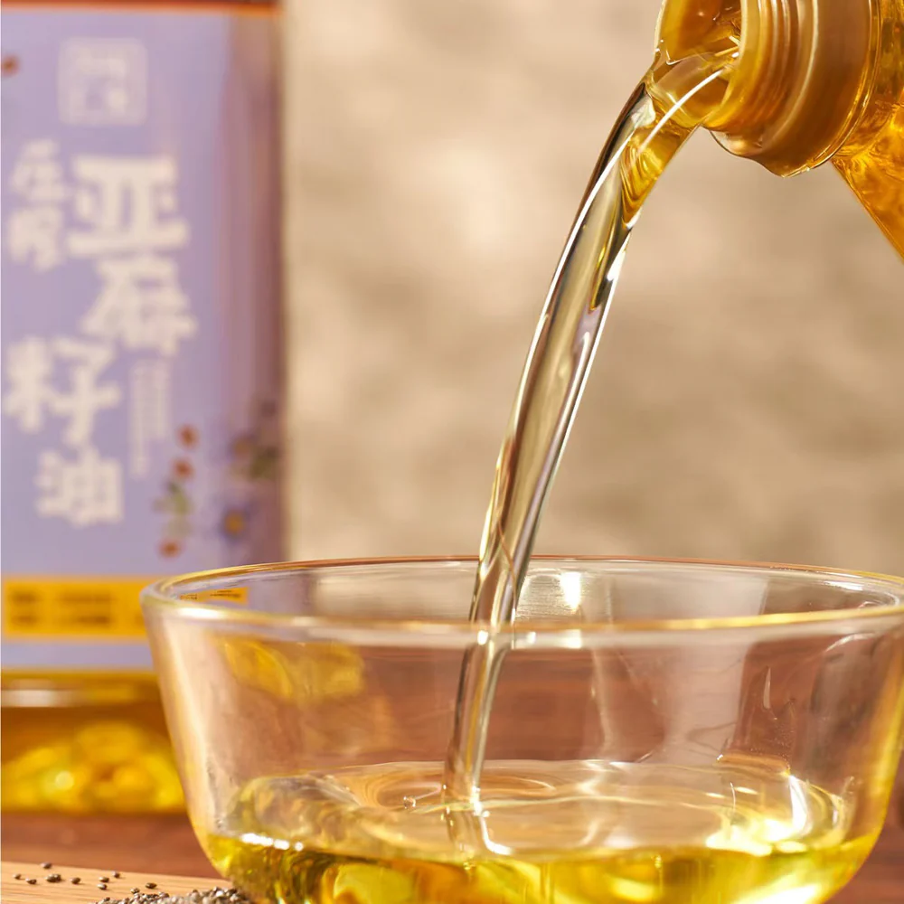 Aldi Gu Yue Ren Jia Pressed Flaxseed Oil 900ml – Limited Import - Image 3