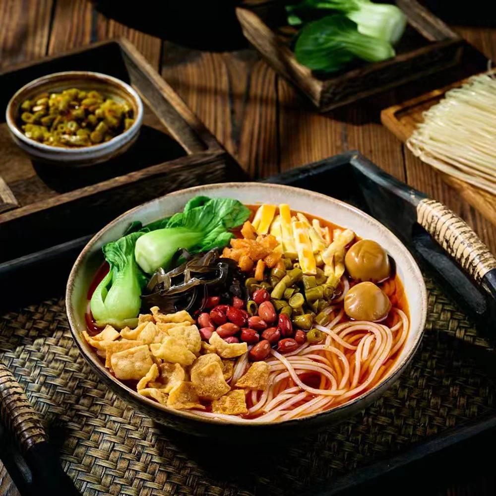 Aldi Gu Yue Renjia Liuzhou Snail Rice Noodles – Extra Spicy, Extra Pungent 400g – Limited Import - Luosifen - Image 2