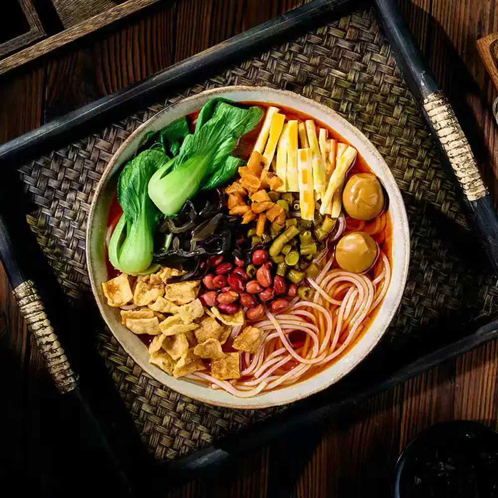 Aldi Gu Yue Renjia Liuzhou Snail Rice Noodles – Extra Spicy, Extra Pungent 400g – Limited Import - Luosifen - Image 4