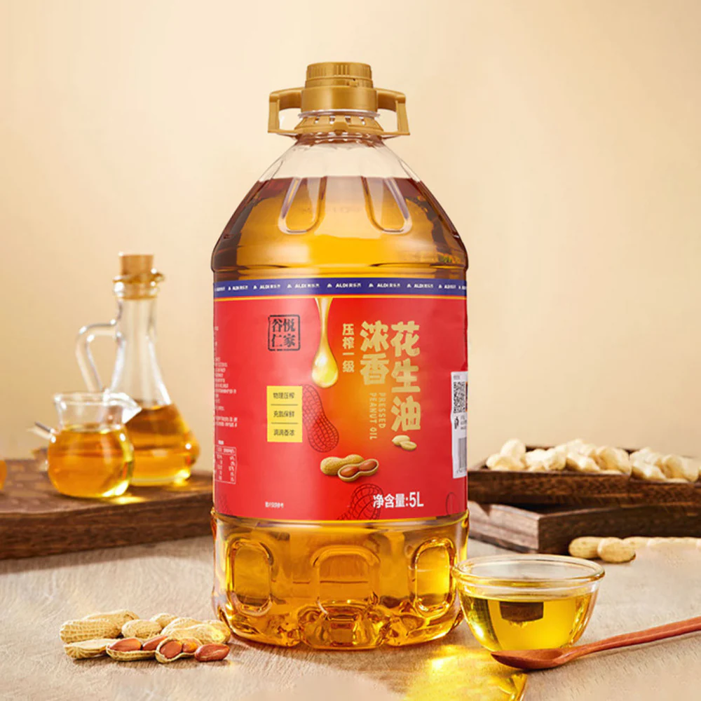 Aldi GuYue Renjia Aromatic Peanut Oil (Expeller-Pressed, Grade 1) 5L – Limited Import - Image 3