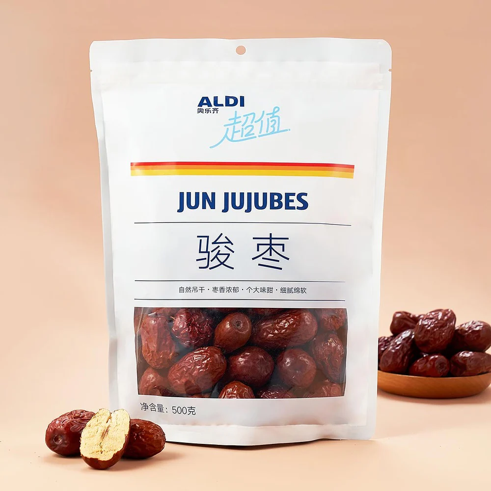 ALDI Jun Jujubes 500g – Limited Import - Chinese Red Dates - Image 2