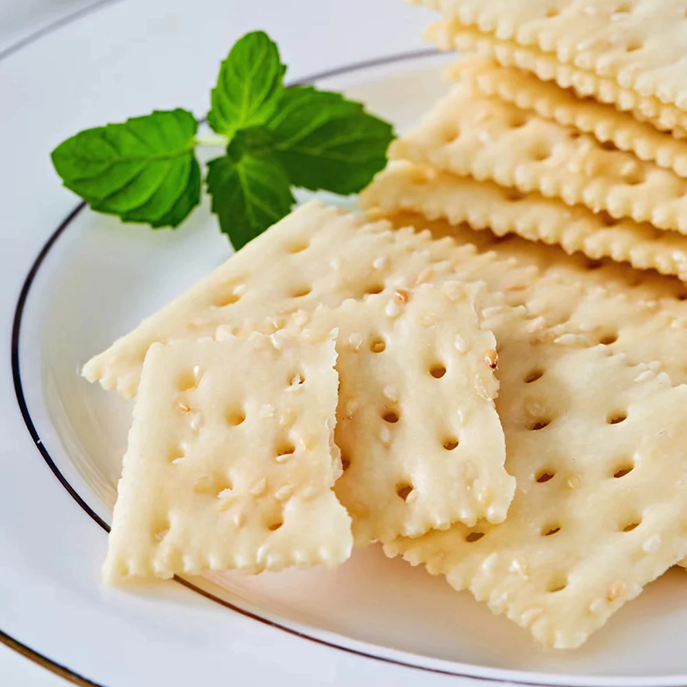 Aldi Milk, Salt & Sesame Soda Biscuits 400g – Limited Import - Image 2