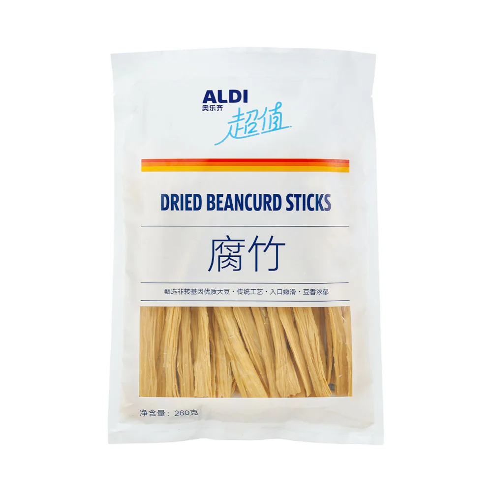Aldi Value Dried Beancurd Sticks 280g - Yuba (Bean Curd Skin Sticks) – Limited Import