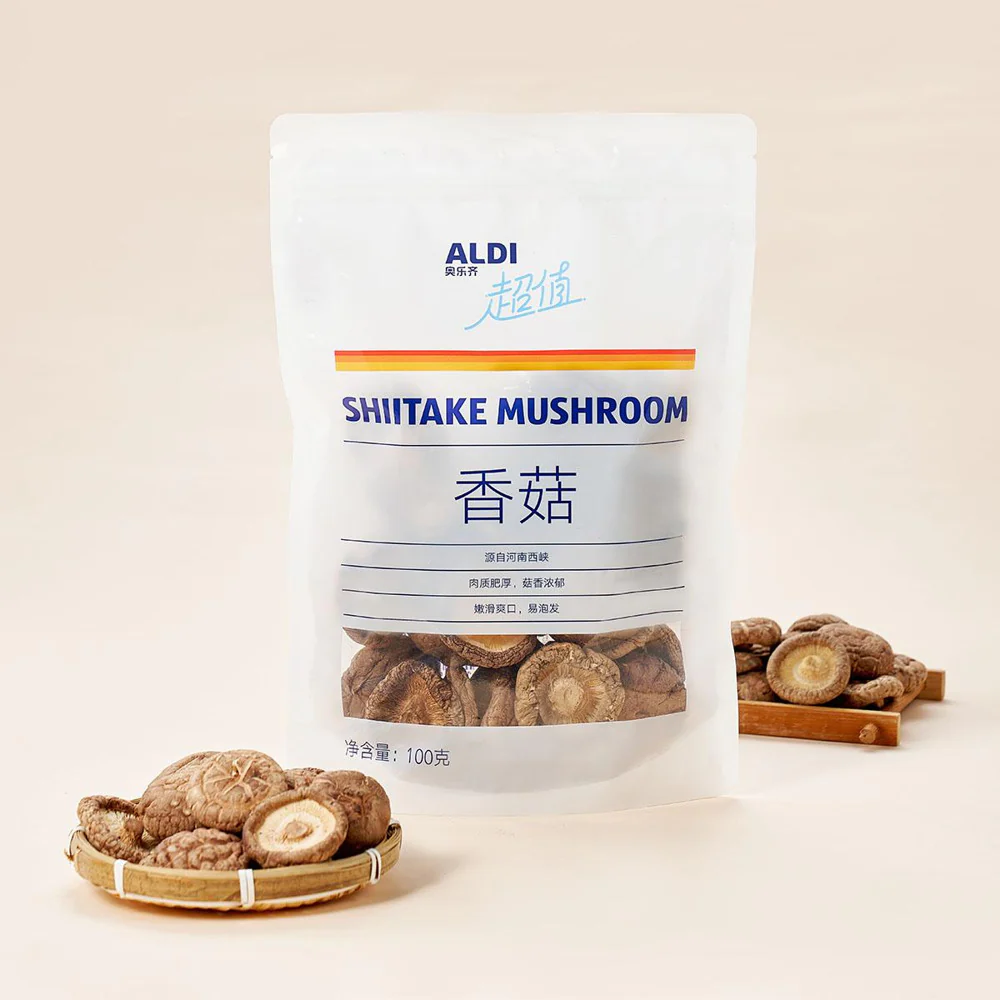 ALDI Value Dried Shiitake Mushrooms 100g – Limited Import - Image 2
